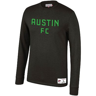 Men's Mitchell & Ness Black Austin FC Slub Long Sleeve T-Shirt