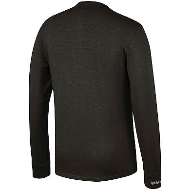 Men's Mitchell & Ness Black Austin FC Slub Long Sleeve T-Shirt
