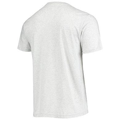 Men's Homage Paul George Ash LA Clippers Comic Book Player Tri-Blend T-Shirt