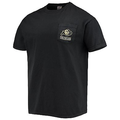 Men's Black Colorado Buffaloes Circle Campus Scene T-Shirt