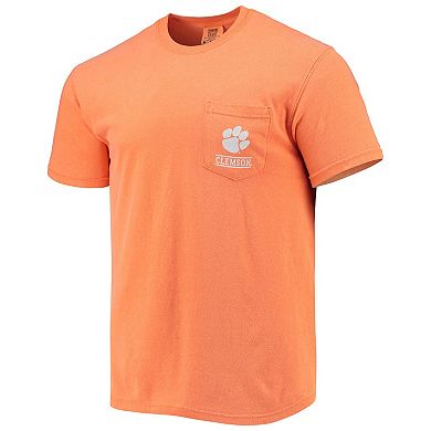 Men's Orange Clemson Tigers Circle Campus Scene T-Shirt