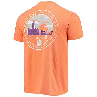 Men's Orange Clemson Tigers Circle Campus Scene T-Shirt