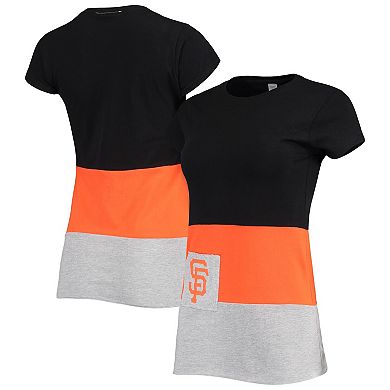 Women's Refried Apparel Black San Francisco Giants Fitted T-Shirt