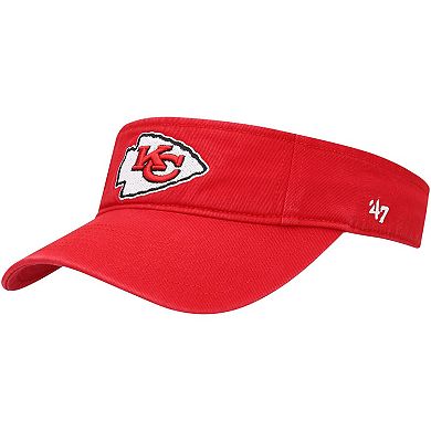 Men's '47 Red Kansas City Chiefs Clean Up Visor