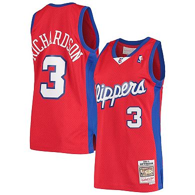 Men's Mitchell & Ness Quentin Richardson Red LA Clippers 2000/01 Hardwood Classics Swingman Jersey - Statement Edition