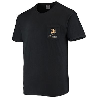 Men's Black Army Black Knights Circle Campus Scene T-Shirt