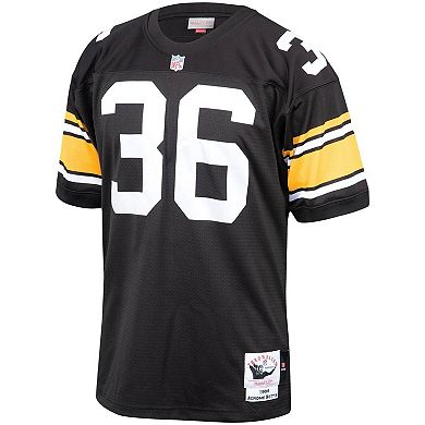 Men's Mitchell & Ness Jerome Bettis Black Pittsburgh Steelers 1996 Authentic Throwback Retired Player Jersey