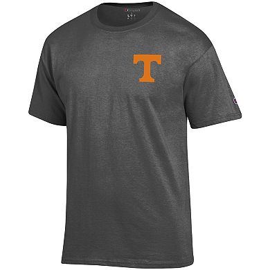 Men's Champion Heathered Gray Tennessee Volunteers Stack 2-Hit T-Shirt