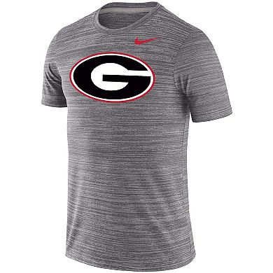 Men's Nike Heathered Charcoal Georgia Bulldogs Big & Tall Velocity Performance T-Shirt