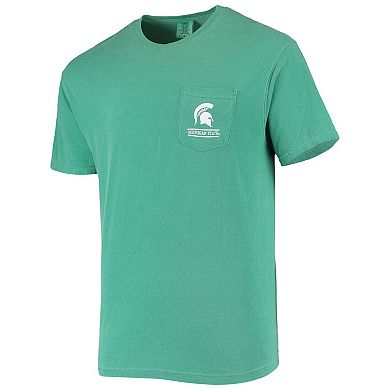 Men's Green Michigan State Spartans Circle Campus Scene T-Shirt