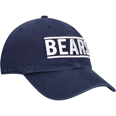 Men's '47 Navy Chicago Bears Clean Up Script Adjustable Hat