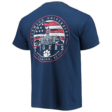 Men's Navy Clemson Tigers Campus Americana T-Shirt