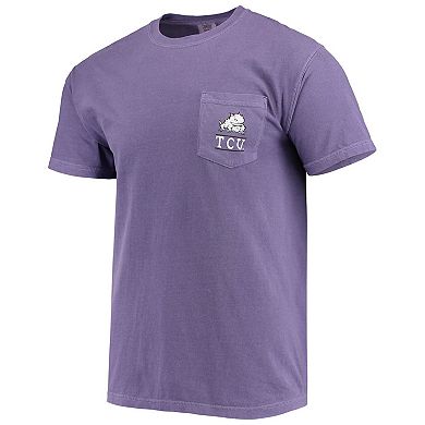 Men's Purple TCU Horned Frogs Circle Campus Scene T-Shirt