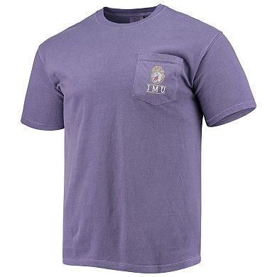 Men's Purple James Madison Dukes Circle Campus Scene T-Shirt