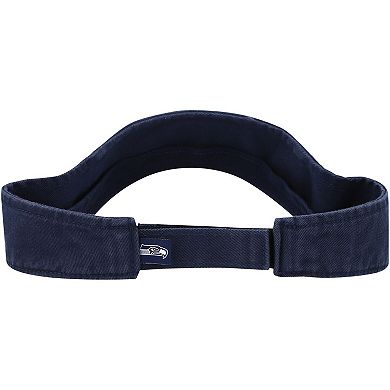 Men's '47 College Navy Seattle Seahawks Clean Up Visor