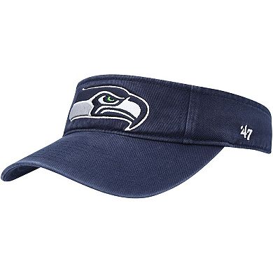 Men's '47 College Navy Seattle Seahawks Clean Up Visor