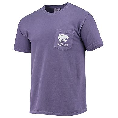 Men's Purple Kansas State Wildcats Circle Campus Scene T-Shirt