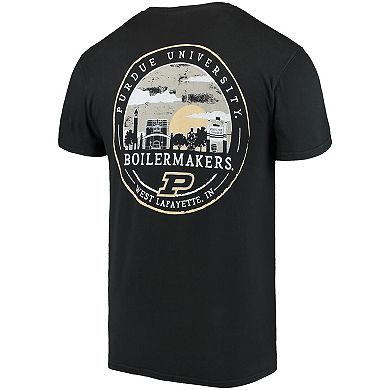 Men's Black Purdue Boilermakers Circle Campus Scene T-Shirt