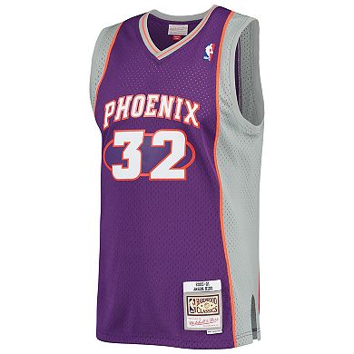 Men's Mitchell & Ness Jason Kidd Purple Phoenix Suns 2000-2001 Authentic Hardwood Classics Swingman Jersey