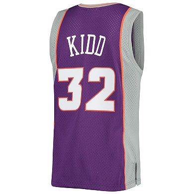 Men's Mitchell & Ness Jason Kidd Purple Phoenix Suns 2000-2001 Authentic Hardwood Classics Swingman Jersey