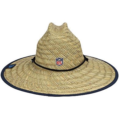 Men's New Era Natural Tennessee Titans 2021 NFL Training Camp Official Straw Lifeguard Hat