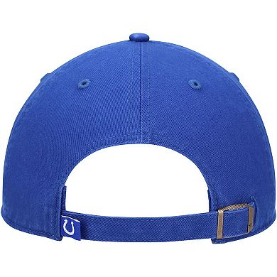 Men's '47 Royal Indianapolis Colts Clean Up Script Adjustable Hat