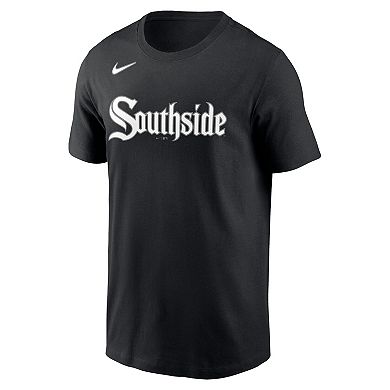 Men's Nike Black Chicago White Sox 2021 City Connect Wordmark T-Shirt