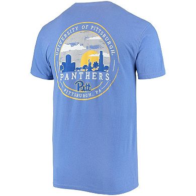 Men's Royal Pitt Panthers Circle Campus Scene T-Shirt