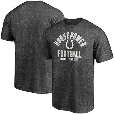 Men's Fanatics Branded Heathered Charcoal Indianapolis Colts Hometown Horsepower T-Shirt