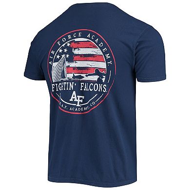 Men's Navy Air Force Falcons Campus Americana T-Shirt