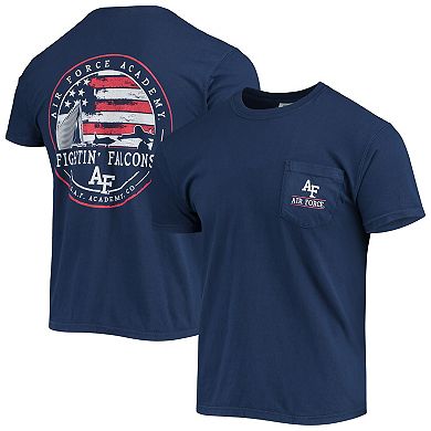 Men's Navy Air Force Falcons Campus Americana T-Shirt