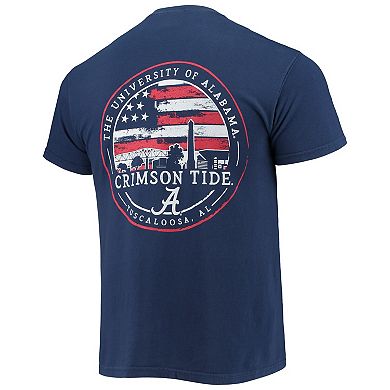 Men's Navy Alabama Crimson Tide Campus Americana T-Shirt