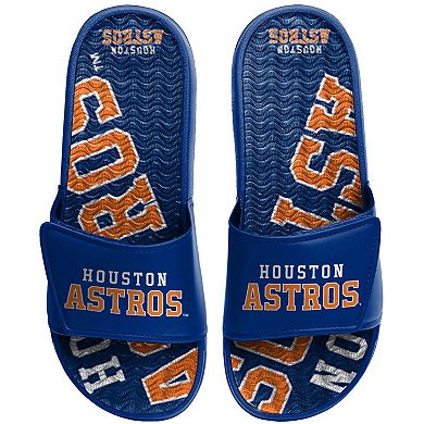 Youth FOCO Houston Astros Gel Slide Sandals