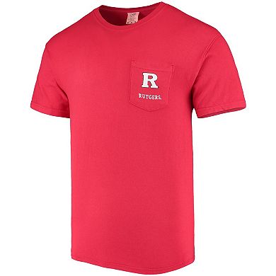 Men's Scarlet Rutgers Scarlet Knights Circle Campus Scene T-Shirt