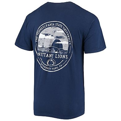 Men's Navy Penn State Nittany Lions Circle Campus Scene T-Shirt