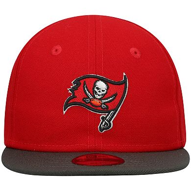 Infant New Era Red/Pewter Tampa Bay Buccaneers My 1st 9FIFTY Adjustable Hat