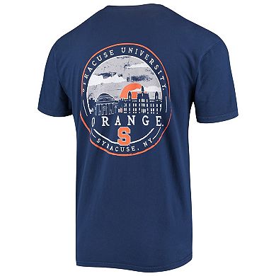 Men's Navy Syracuse Orange Circle Campus Scene T-Shirt