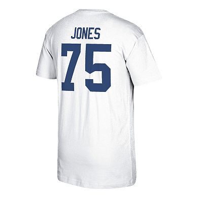 Men's Mitchell & Ness Deacon Jones White Los Angeles Rams Retired Player Logo Name & Number T-Shirt