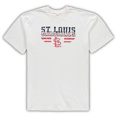 Men's Concepts Sport White/Navy St. Louis Cardinals Big & Tall Pinstripe Sleep Set