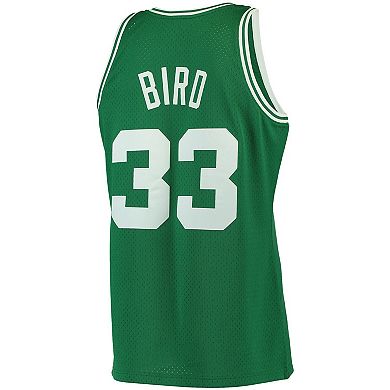 Men's Mitchell & Ness Larry Bird Kelly Green Boston Celtics Big & Tall Hardwood Classics Jersey