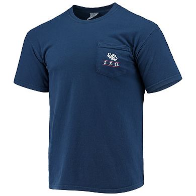 Men's Navy LSU Tigers Campus Americana T-Shirt