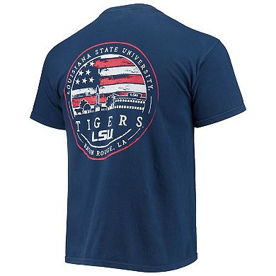 Men's Navy LSU Tigers Campus Americana T-Shirt