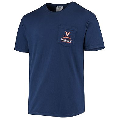 Men's Navy Virginia Cavaliers Circle Campus Scene T-Shirt