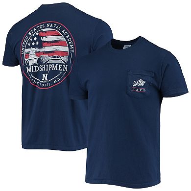 Men's Navy Navy Midshipmen Campus Americana T-Shirt