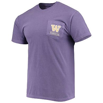 Men's Purple Washington Huskies Circle Campus Scene T-Shirt