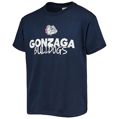 Youth Navy Gonzaga Bulldogs Team T-Shirt