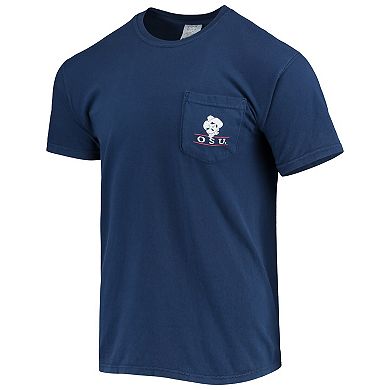 Men's Navy Oklahoma State Cowboys Campus Americana T-Shirt