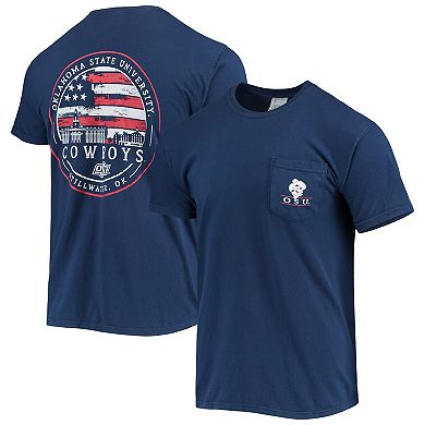 Men's Navy Oklahoma State Cowboys Campus Americana T-Shirt