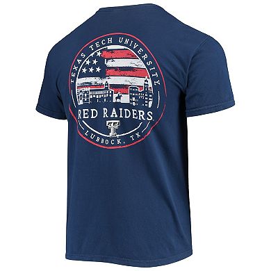 Men's Navy Texas Tech Red Raiders Campus Americana T-Shirt