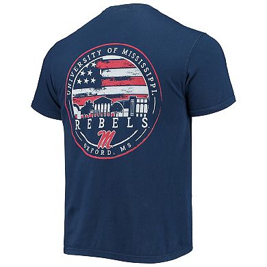 Men's Navy Ole Miss Rebels Campus Americana T-Shirt